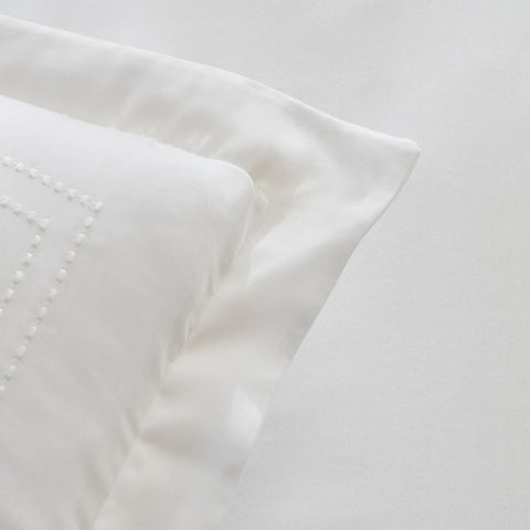 Karaca Home White Collection Felves King Size Nevresim Takımı %100 Pamuk Beyaz 240x220 Cm