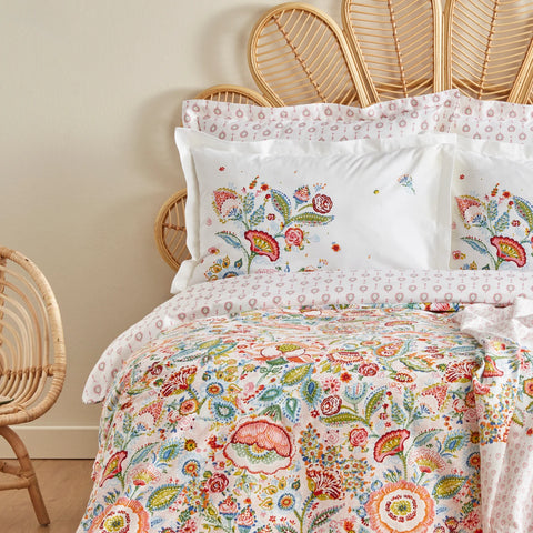 Karaca Home Sarthe %100 Pamuk Çift Kişilik Nevresim ve Pike Takımı Multicolor
 