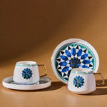 Karaca Roman 2-Person Coffee Cup Set, 90 ml
