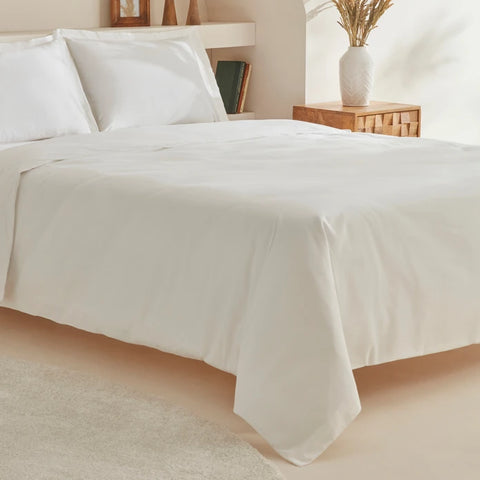 Karaca Home White Collection Lavin %100 Pamuk Çift Kişilik Nevresim Takımı Beyaz
 