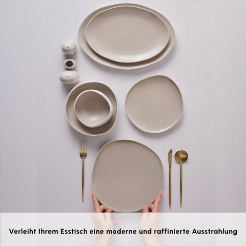 Karaca Earth Collection New Cupid 59-Piece 12-Person Dinner Set