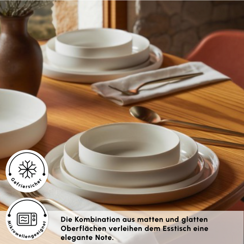 Karaca Earth Collection Matte Glaze 55 Parça 12 Kişilik Yemek Takımı