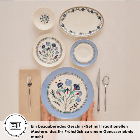 Karaca Blue Clove 26-Piece 6-Person Breakfast Set 