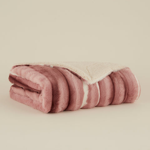 Karaca Rabbit Powder Sherpa Battaniye 150x200