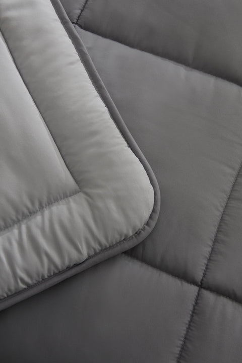 Karaca Double Face Yorgan Antrasit-Gri 155x220