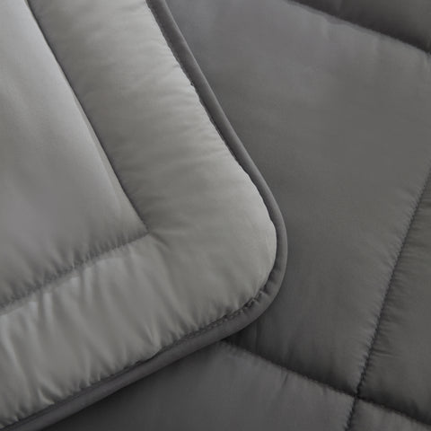 Karaca Double Face Yorgan Antrasit-Gri 200x200