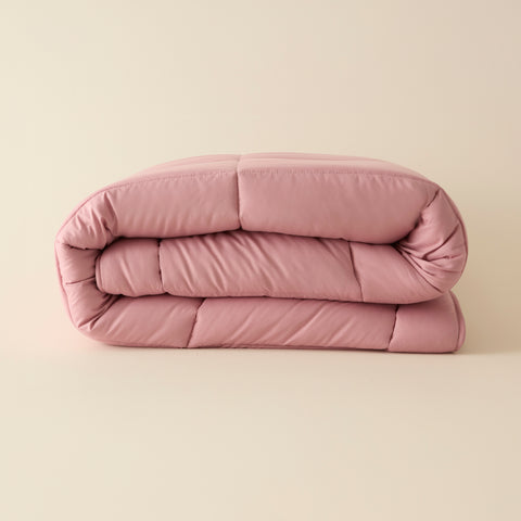 Karaca Double Face Yorgan Pudra - Açık Gri 135X200