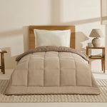 Karaca Double Face Yorgan Bej-Mocha 135X200