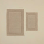 Karaca Odetta Bath Mat Set, 60x90cm+40x60cm, Ecru