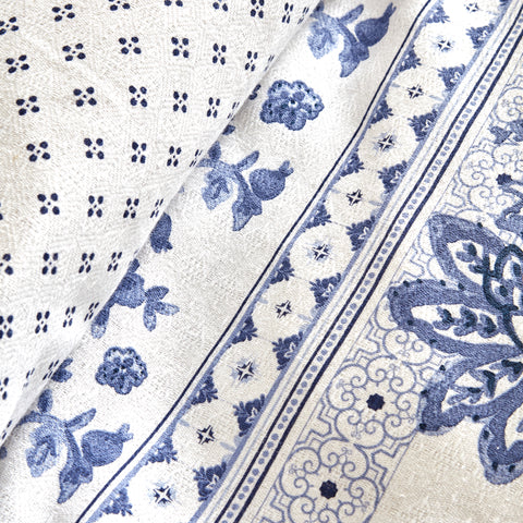 Karaca Amar Blue 100% Cotton Double Duvet Cover Set