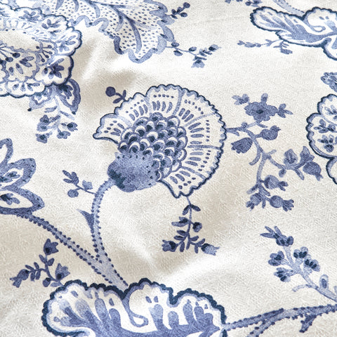 Karaca Amar Blue 100% Cotton Double Duvet Cover Set
