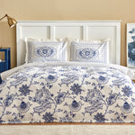 Karaca Amar Blue 100% Cotton Double Duvet Cover Set