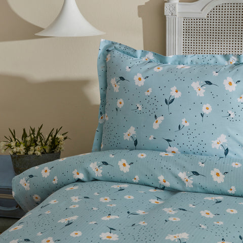 Karaca Daisy %100 Pamuk Tek Kişilik Pike Takımı, Mint
 
