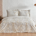 Karaca Bled Grey 100% Cotton Double Duvet Cover Set 
 