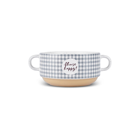 Karaca Monet Flower Soup Bowl Set, 3-Piece, 460 ml