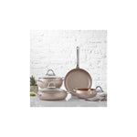 Karaca Avanos Rose Bio Granit 7 teiliges Kochtopf-Set