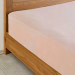 Karaca Home Jersey Spannbettlaken Salmon Pink 90x200 cm + 30 cm- Öko-Tex zertifiziert