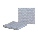 Karaca Art Deco Silver/White Napkin