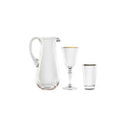 Karaca Jamie Gold Rim 25-teiliges Trinkglas-Set