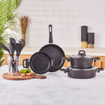 Karaca Biogranit Blackgold 11 Piece Cookware Set
