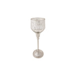 Karaca Lucca Şamdan Tealight Candle Holder Antique Silver 28cm