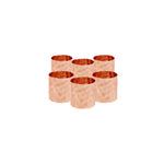 Karaca Home Moroc 6-piece Napkin/Serviette Ring Set ( Rose Gold) 4cm