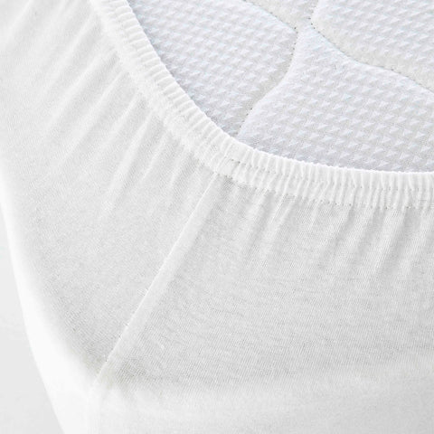 Karaca Home Jersey Fitted Bed Sheet White 70x140 cm + 20 cm Öko-Tex Zertifiziert