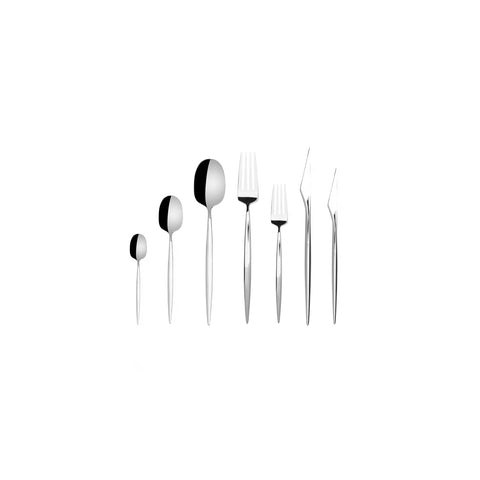 Karaca Thor Tafelbesteck- Set Gabel, Löffel und Messer für 12 Personen, 84- teilig, Elegance mit Box