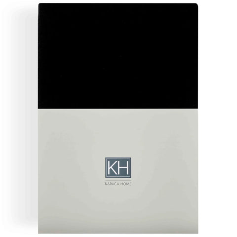 Karaca Home Jersey Bettlaken Anthrazit 140x200 cm + 30 cm Öko-Tex zertifiziert