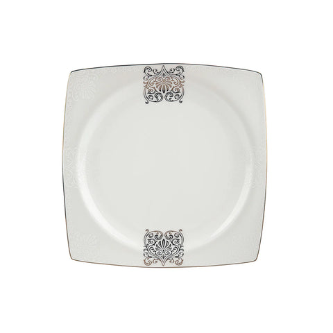 Karaca Fine Bone New Lotus 60 Pieces Dinnerware Set Square