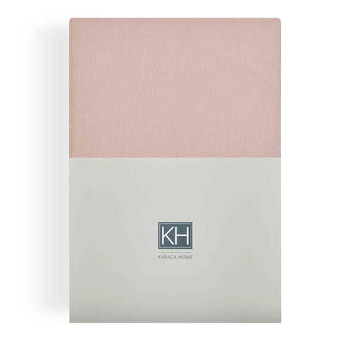 Karaca Home Jersey Fitted Bed Sheet Salmon Pink 120x200 cm + 30 cm Öko-Tex Zertifiziert