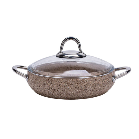 Karaca Avanos Terra Granit Topf-&Pfannen-Set 7 Tlg.Set