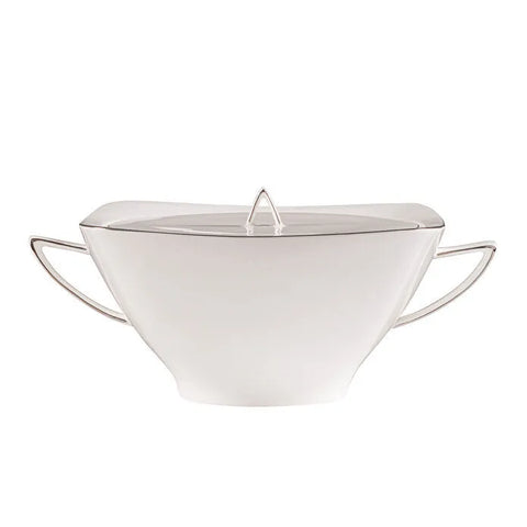 Jumbo Wind Platinum 64-Piece Square Dinner Set for 12 People