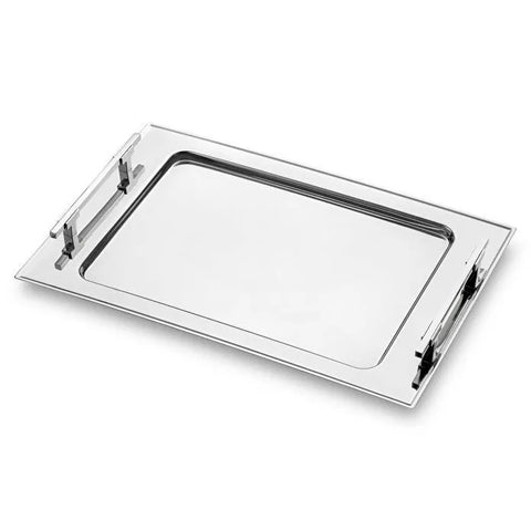 Jumbo New 9100 28-teiliges eckiges Teeset – Edelstahl