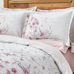 Karaca Dalila 100% Cotton Double Bed Duvet Cover Set Pink
  