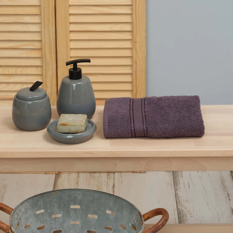 Karaca Home Daily Soft 100% Cotton Hand Towel 50x90 cm Anthracite