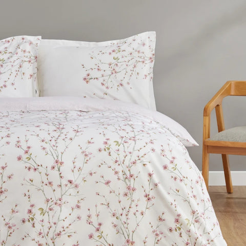 Karaca Home Annata Salmon 100% Cotton Double Duvet Cover Set