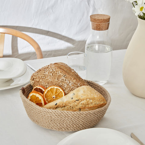 Karaca Home Alba Jute Yuvarlak Dekoratif Tabak 25 cm
