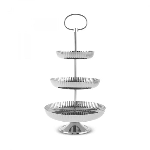 Karaca Home Amabelle Dekoratif Kek Standı 3 Katlı Gümüş
 