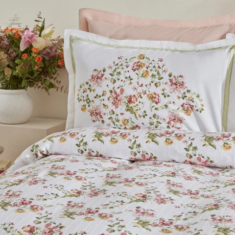 Karaca Home Emilie %100 Pamuk Çift Kişilik Pike Takımı Pembe 
 