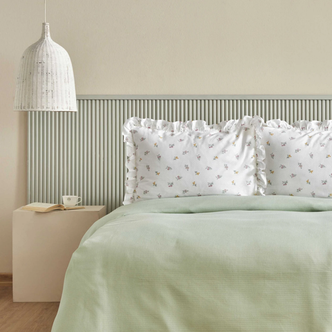 Karaca Home Lidya, %100 Pamuk Çift Kişilik Pike Takımı, Yeşil