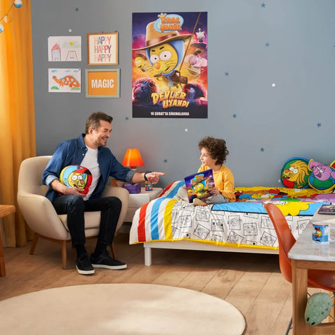 Karaca Home X Kral Şakir Canan Şekilli Kırlent  