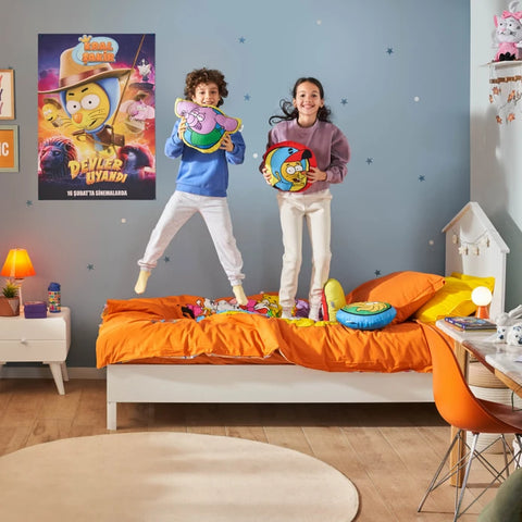Karaca Home X Kral Şakir Canan Şekilli Kırlent  