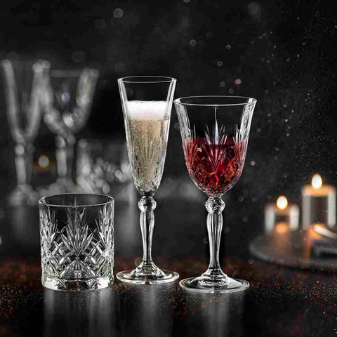 RCR Melodia Kristal 6'lı Kadeh Seti 270 ml  