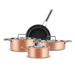 Karaca Biodiamond Copper – 7 Parça Tencere ve Tava Seti