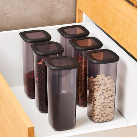 Karaca Rise 9-Piece Storage Container Set Anthracite
 