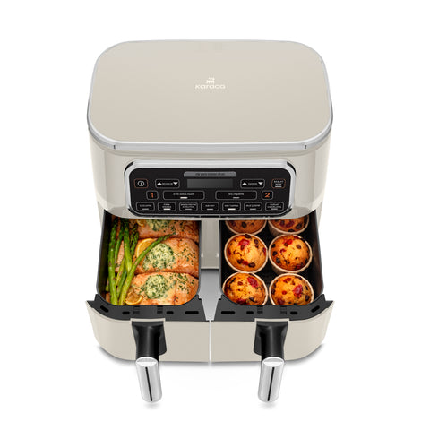 Karaca Air Pro Cook Duo Köz XXXL Airfryer Iconic Beige 8L
