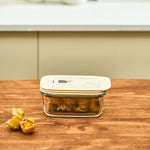 Karaca Cream Vacuum Storage Container 0.4 Lt  