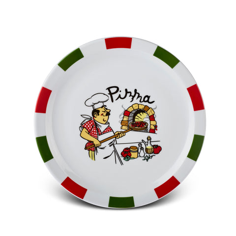 Karaca Napoly 5-Piece 4-Person Pizza Set