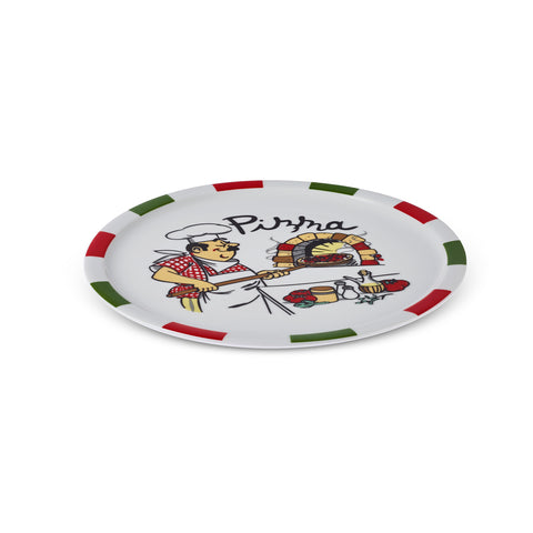 Karaca Napoly 5-Piece 4-Person Pizza Set